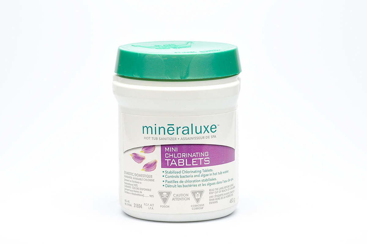 Mini Chlorinating Tabs | Mineraluxe Mini Chlorinating Tabs | Mineraluxe